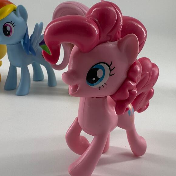 My Little Pony Figure Lot of 6 Twilight sparkle rainbow dash pinkie rarity apple - Picture 3 of 7